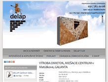 Tablet Screenshot of delap.sk